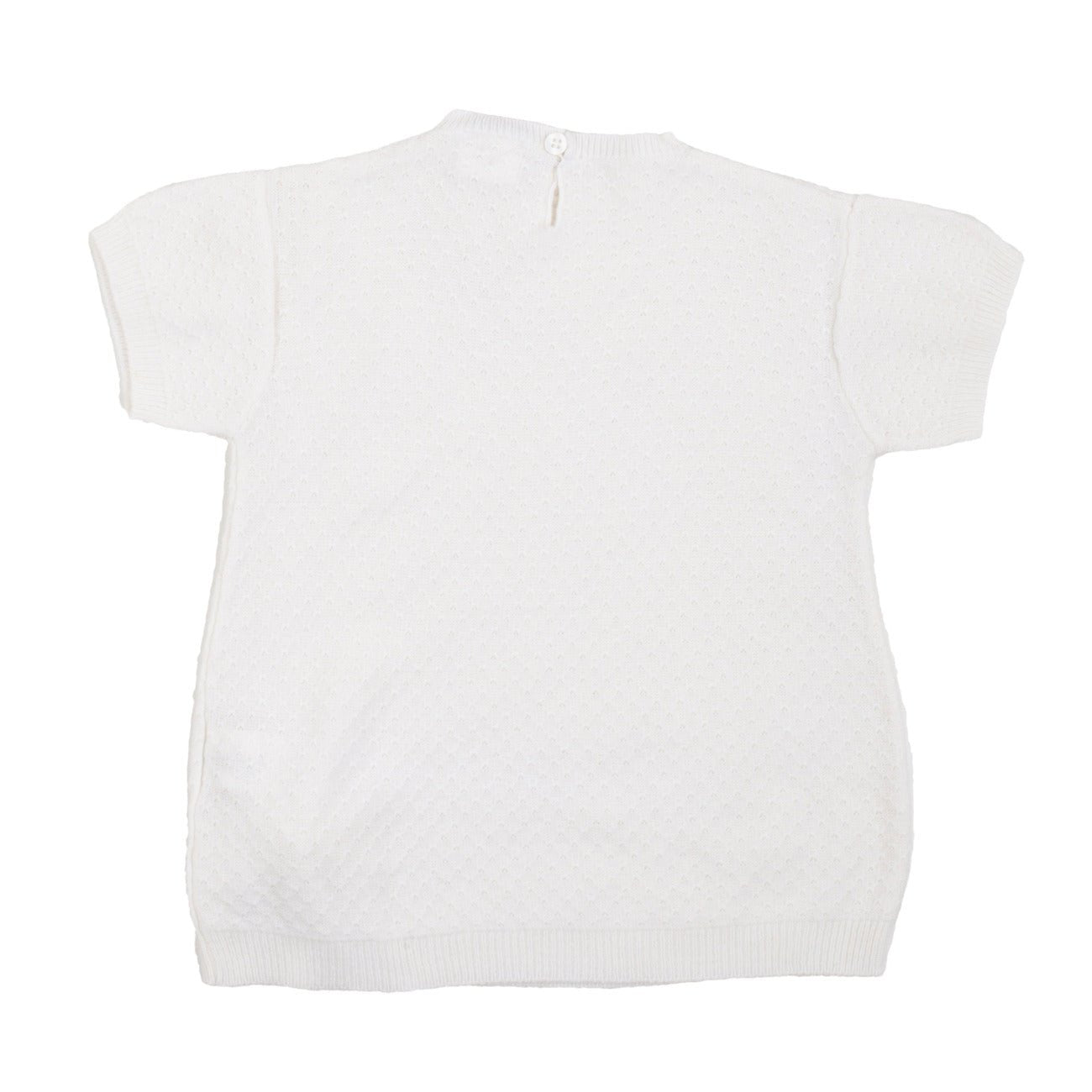 Coccodè - Abitino Neonato in Tricot Bianco - Klotheds