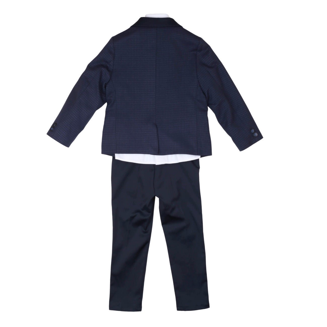COMPLETO BLU ELEGANTE 4 PEZZI – Carlo Pignatelli Bambino - Klotheds