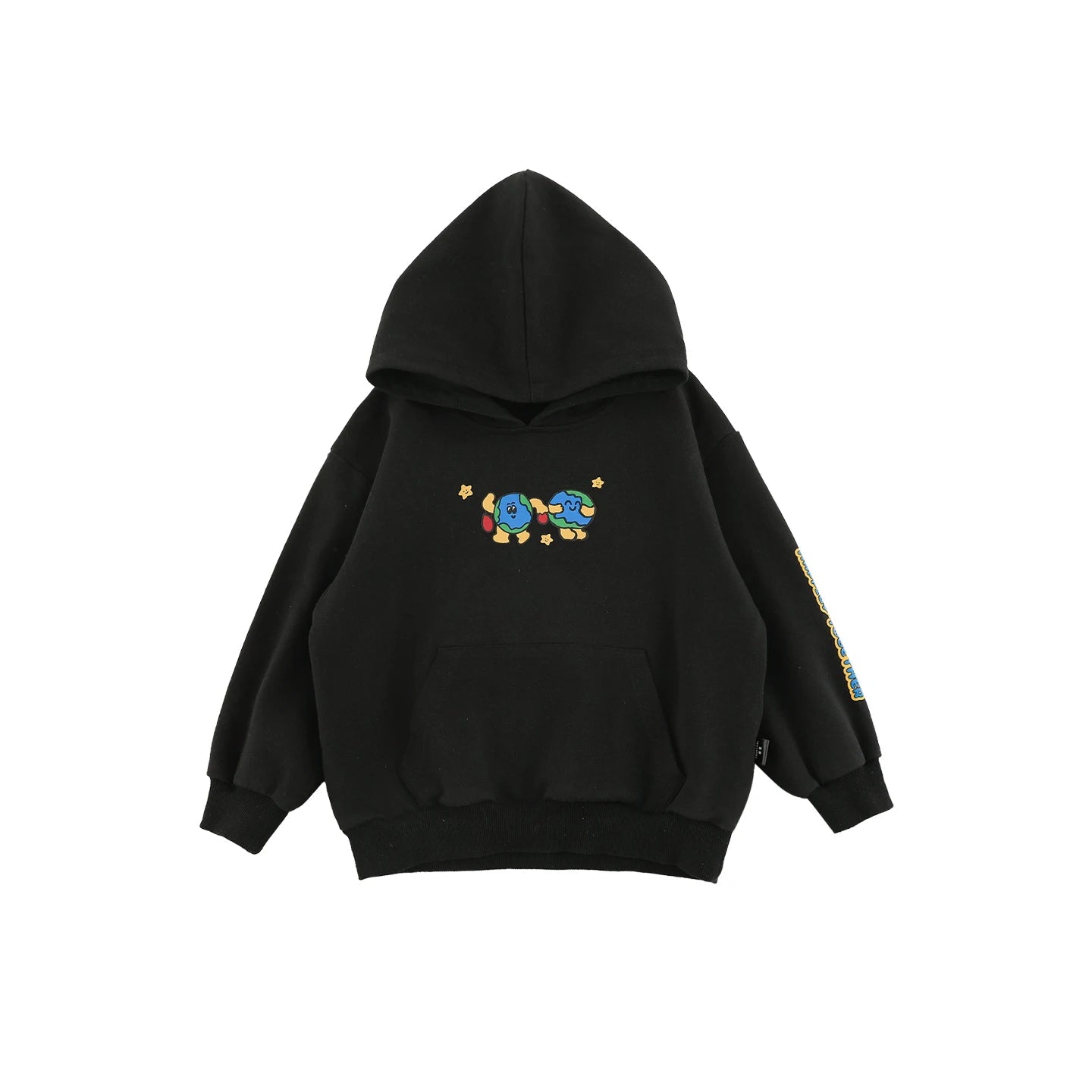 Felpa con cappuccio in cotone per bambino – grigia, azzurra o nera - Klotheds