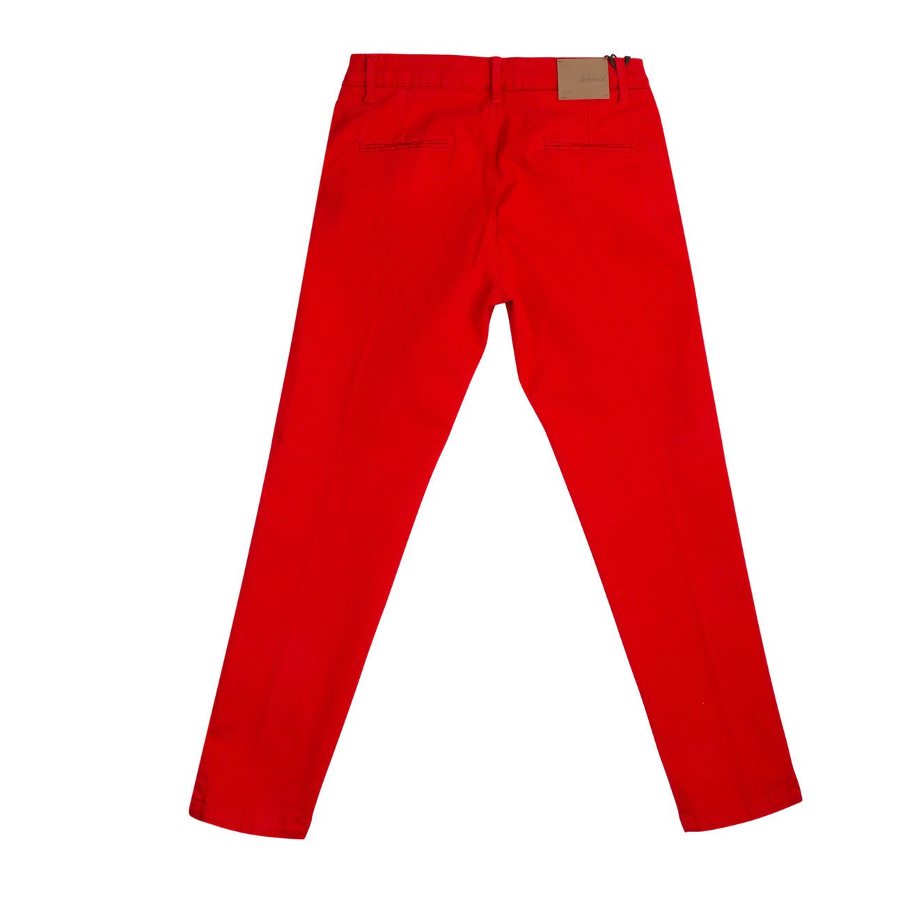 Jeckerson - Pantalone Chinos in Gabardina Rosso - Klotheds