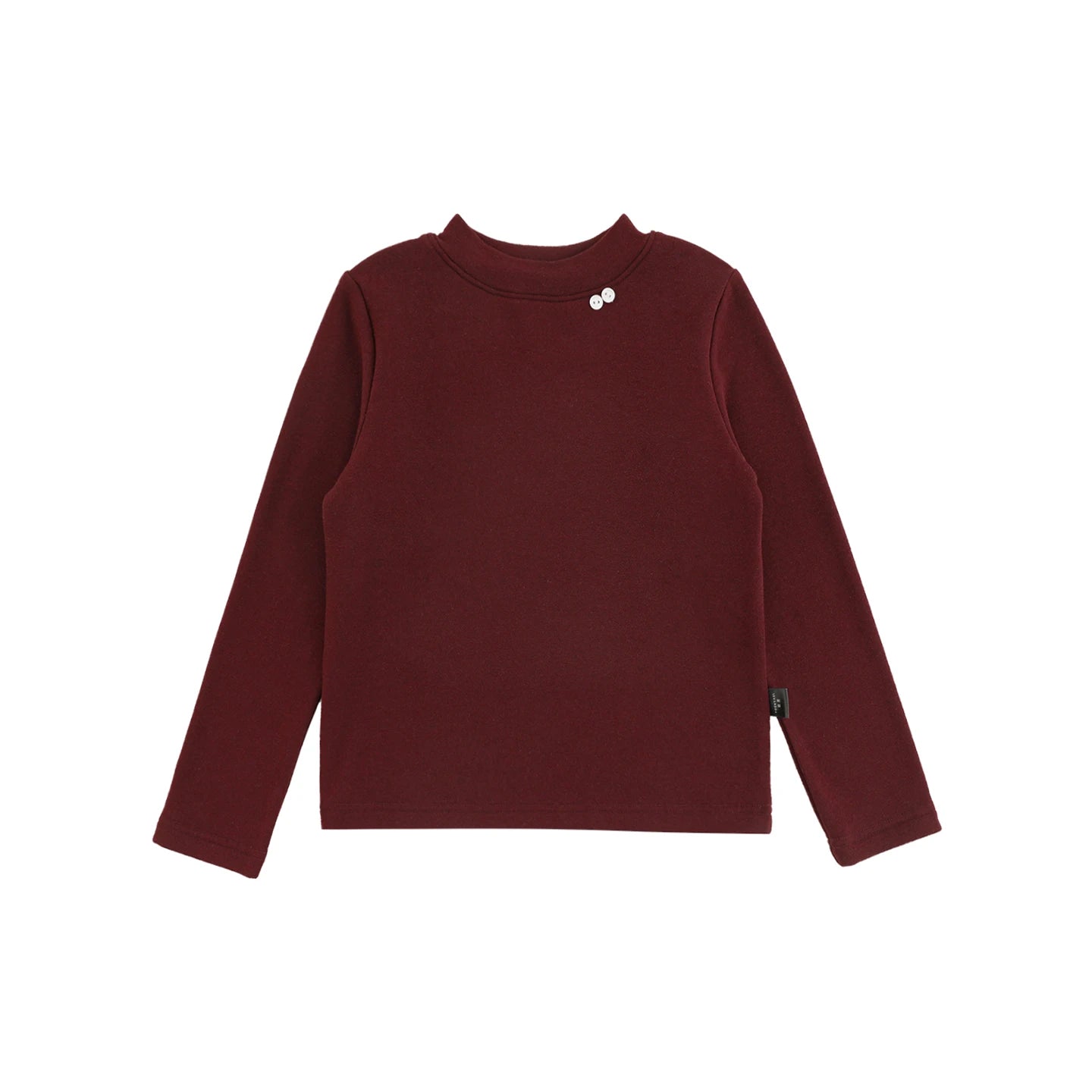 Maglia a maniche lunghe tinta unita per bambina – stile casual autunnale - Klotheds