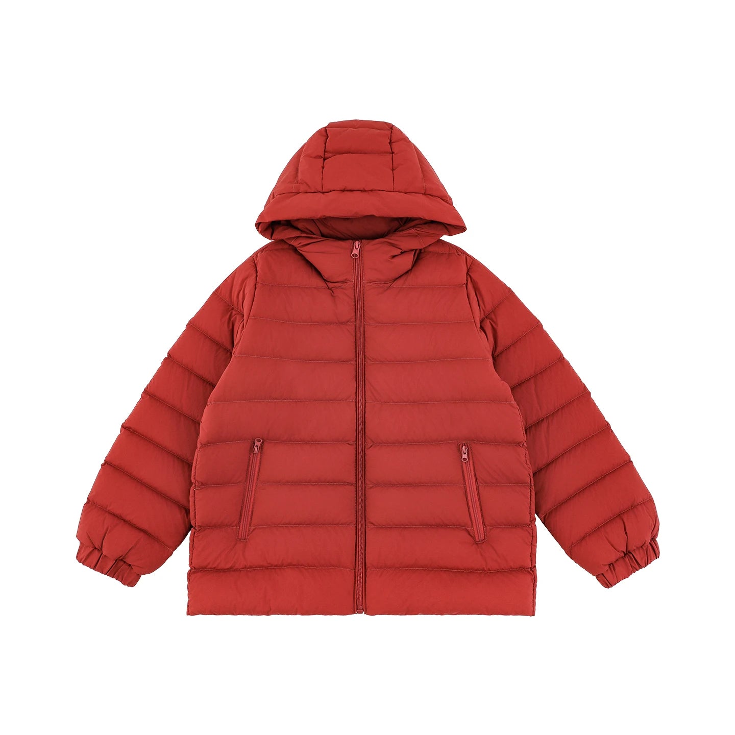 Piumino Invernale da Bambina con Cappuccio Imbottito e Caldo – Rosa, Azzurro, Nero o Rosso - Klotheds