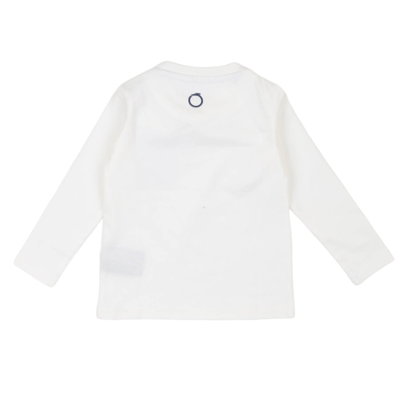 Trussardi - T-shirt Akion Bianco e Blu Navy - Klotheds