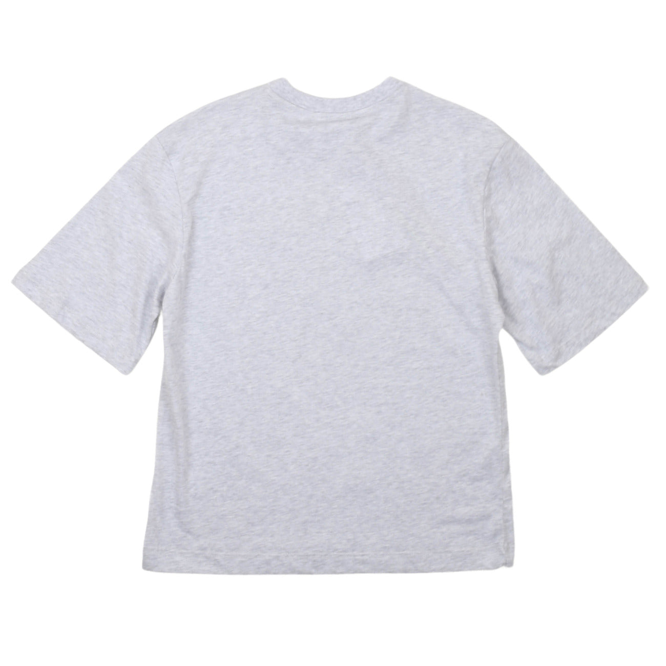 msgm - STUDDED JERSEY OVER T-SHIRT GIRL GRIGIO