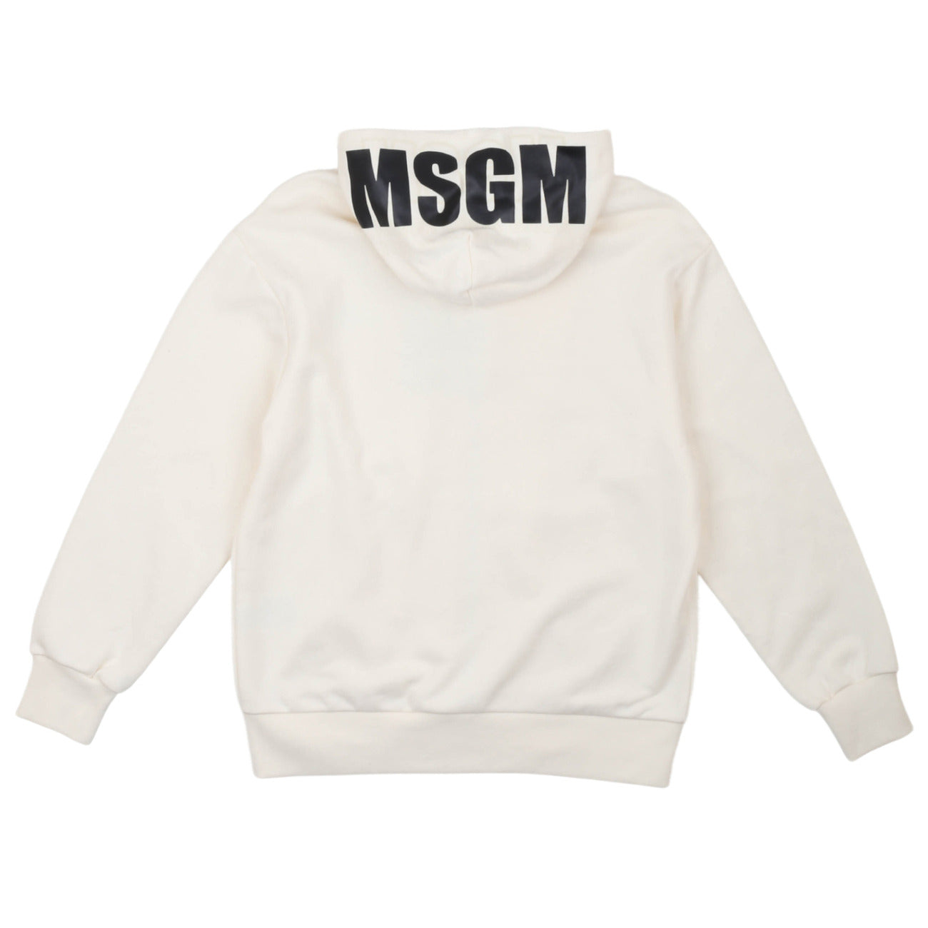 msgm - ZIP HOODIE UNISEX CREAM/CREAM