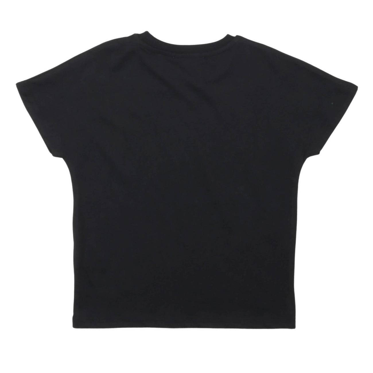 msgm - JERSEY T-SHIRT JUNIOR UNISEX BLACK/BLACK