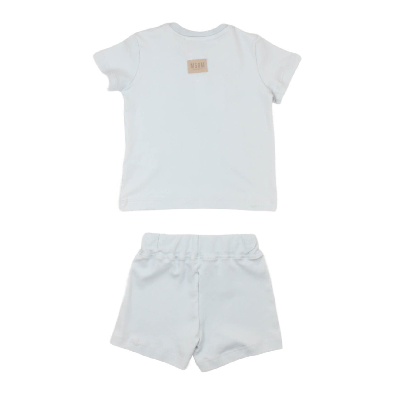 msgm - LIGHT INTERLOCK T-SHIRT LIGHT INTERLOCK