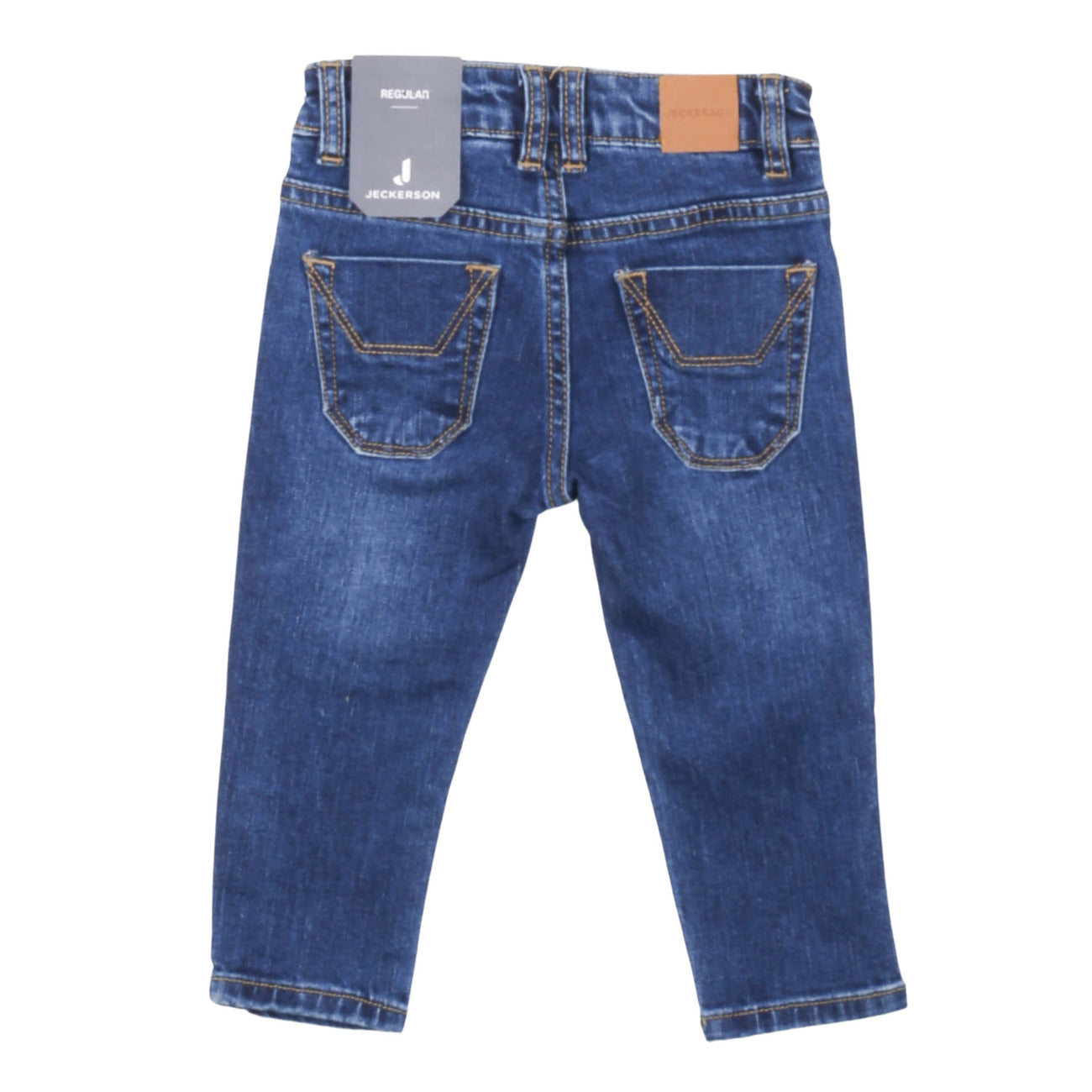 jeckerson - PANTALONE NEO IN JEANS 5 TASCHE C/TOPPA STAMPATA
