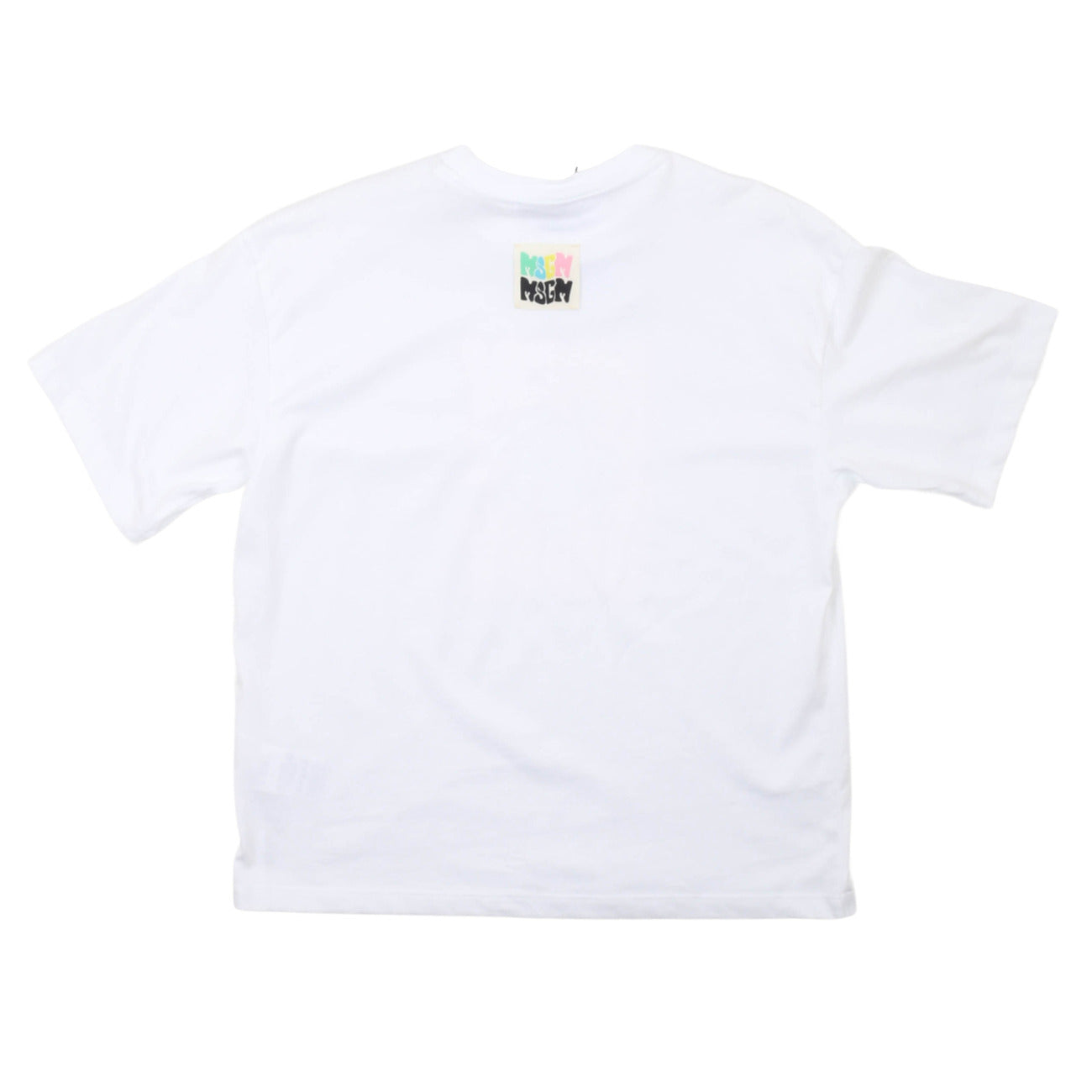 msgm - JERSEY OVER T-SHIRT GIRL WHITE/WHITE