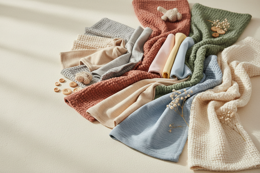 Cotone, lana o poliestere? Qual è il tessuto migliore per l’abbigliamento bambini