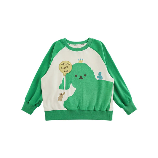 Pullover Bambino con Cappuccio in Cotone 100% – Lavorato a Maglia, Manica Lunga, Verde, Morbido e Comodo