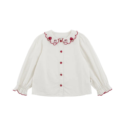 Camicia Bianca per Bambina – Elegante e Versatile, Perfetta per Ogni Occasione