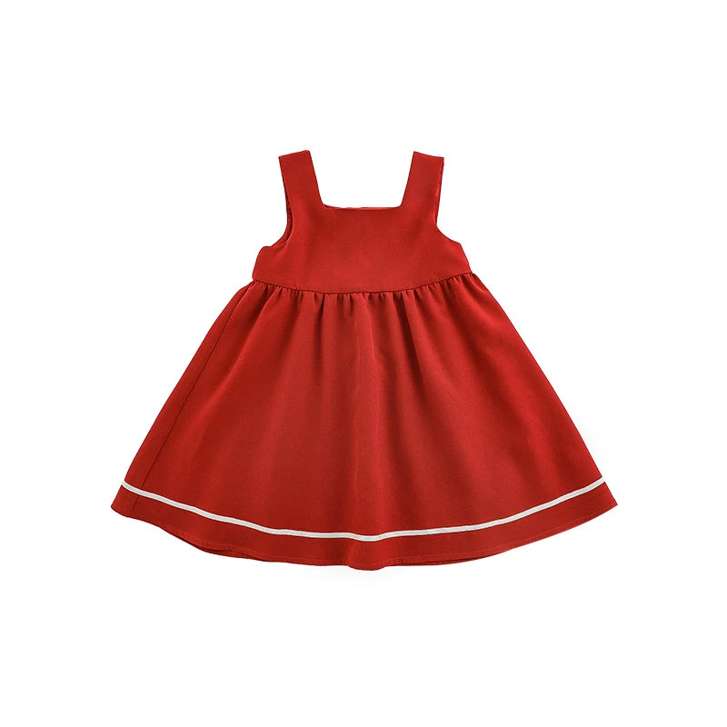 Abito Rosso per Bambina – Stile Elegante e Sofisticato per Occasioni Speciali