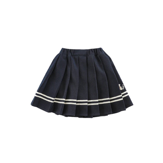 Gonna Blu Scuro per Bambina – Elegante e Perfetta per l’Uniforme Scolastica