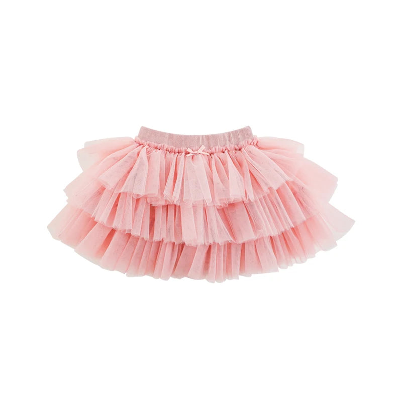 Gonna in Tulle per Bambina – Fodera in Cotone 100%, Eleganza e Comfort, Rosa