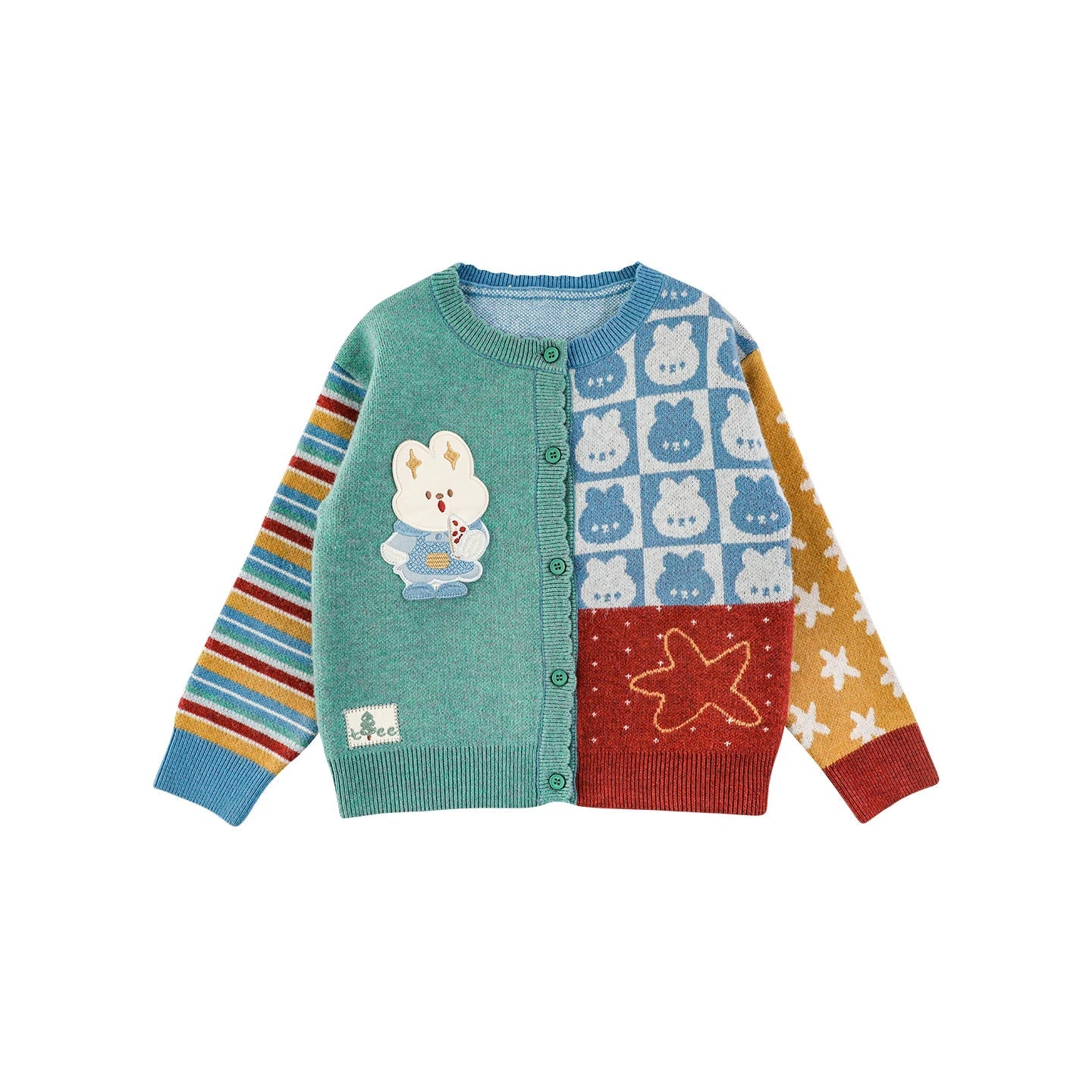 Cardigan con bottoni per bambina – rosa o azzurro - Klotheds