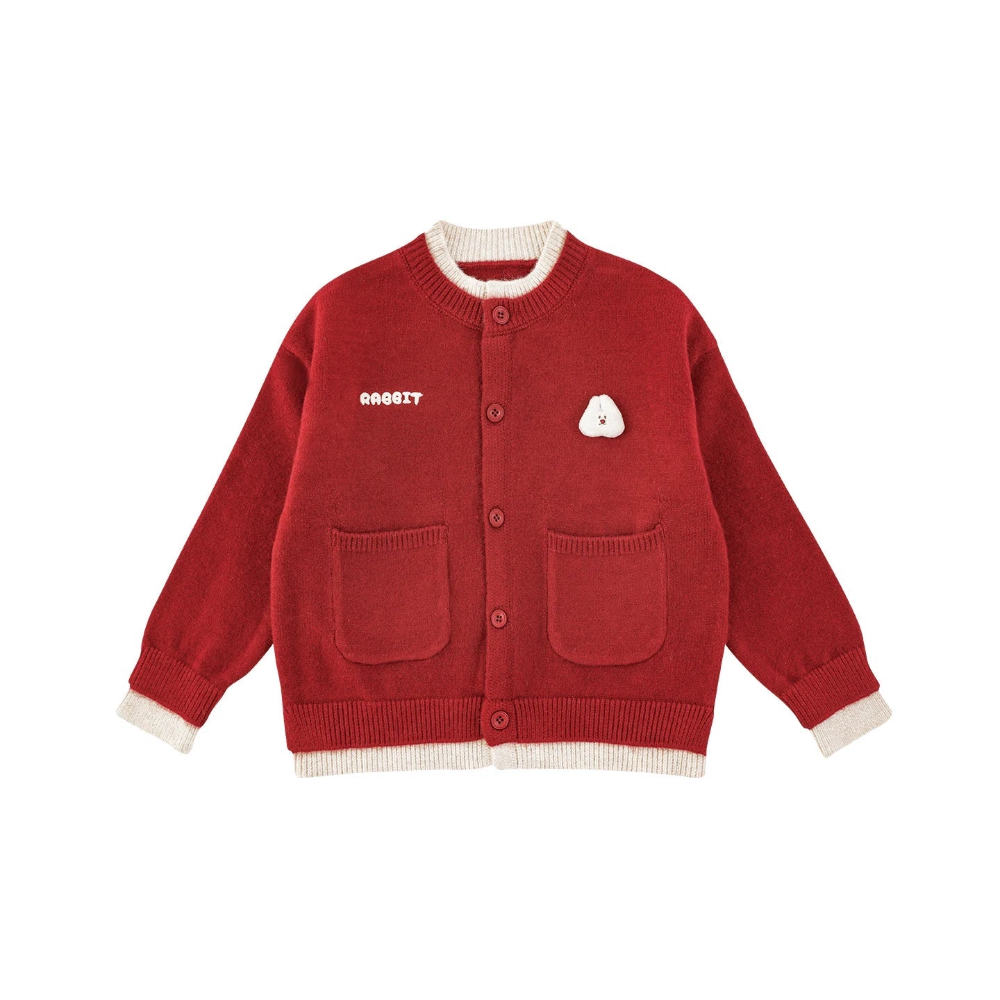 Cardigan Invernale da Bambino in Maglia Morbida – Beige, Giallo, Rosso o Nero - 2x - 26% - Klotheds