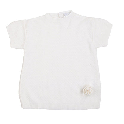 Coccodè - Abitino Neonato in Tricot Bianco - Klotheds