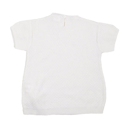 Coccodè - Abitino Neonato in Tricot Bianco - Klotheds