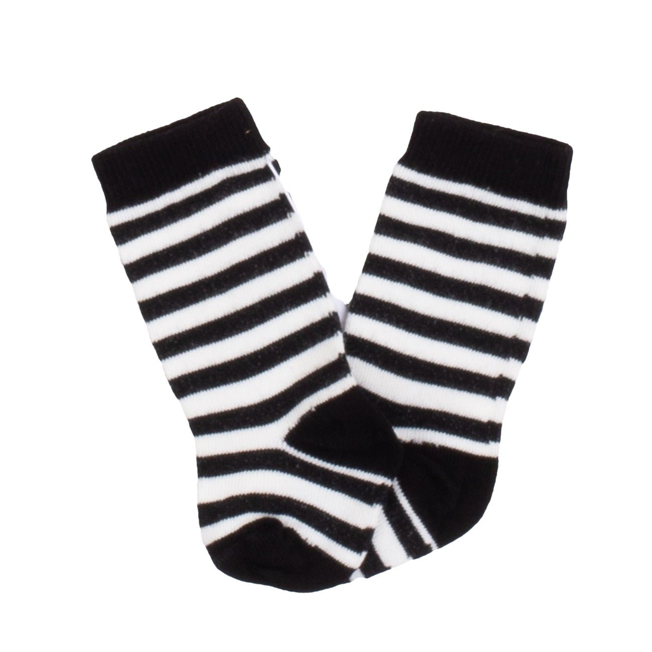 Coccodè - Calzini Tricot Riga Nera Panna - Klotheds