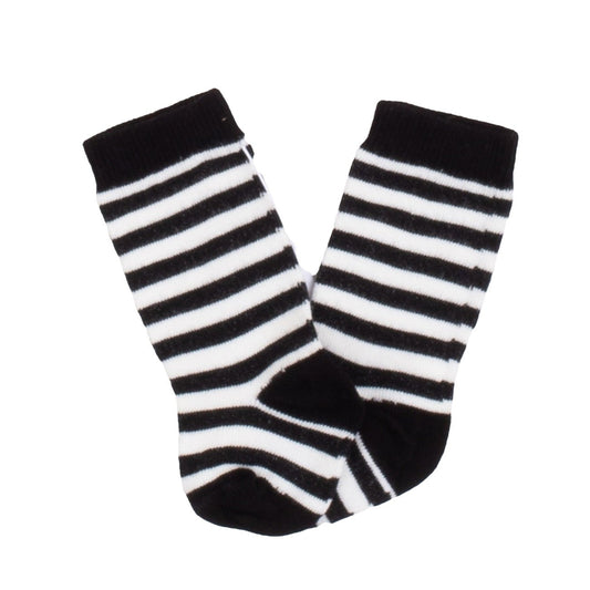 Coccodè - Calzini Tricot Riga Nera Panna - Klotheds