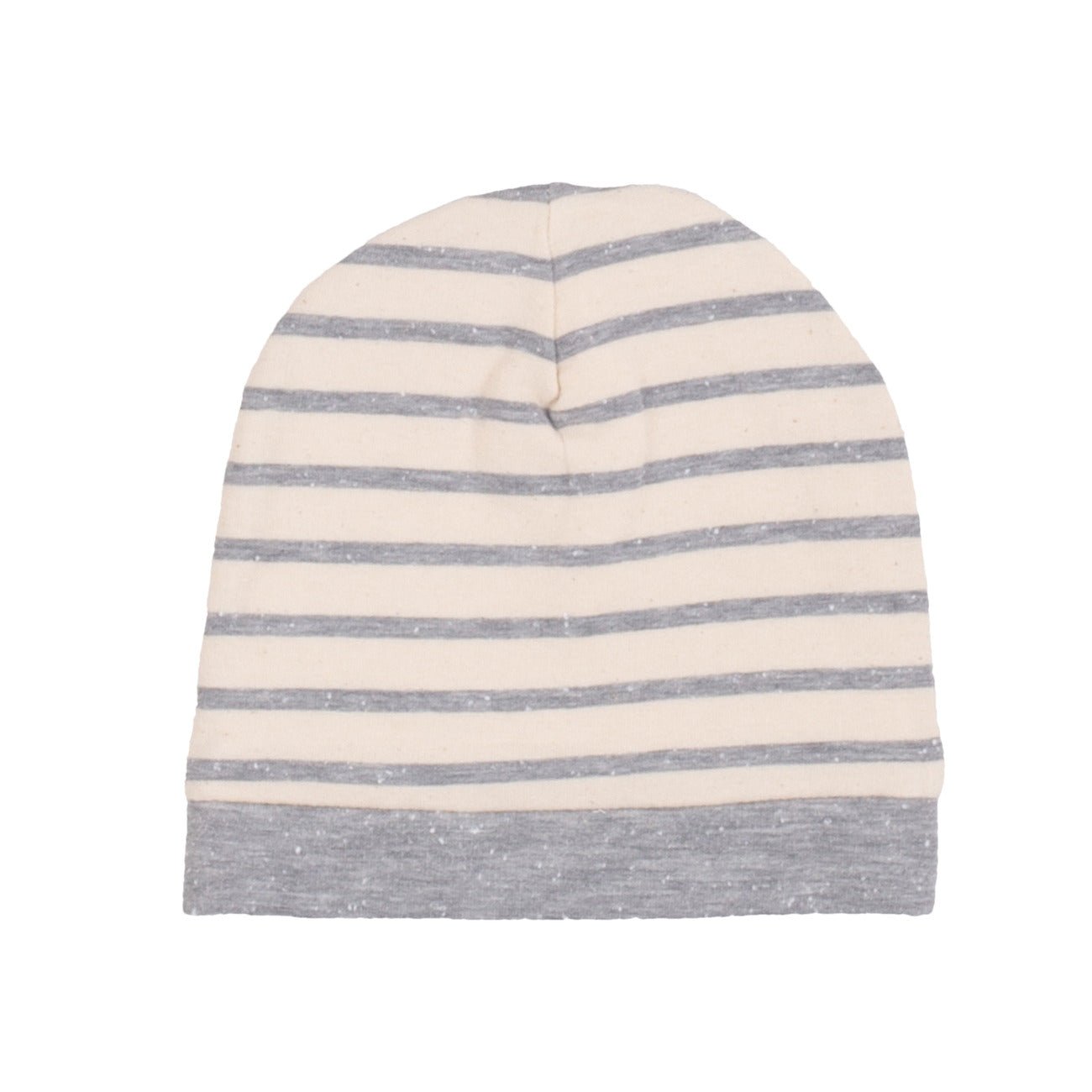 Coccodè - Cappellino Neonato in Felpa Panna Grigio Melange - Klotheds