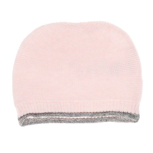 Coccodè - Cappellino Neonato in Tricot Rosa - Klotheds