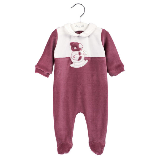 Coccodè - Tutina Neonato Amaranto con Dondolo - Klotheds