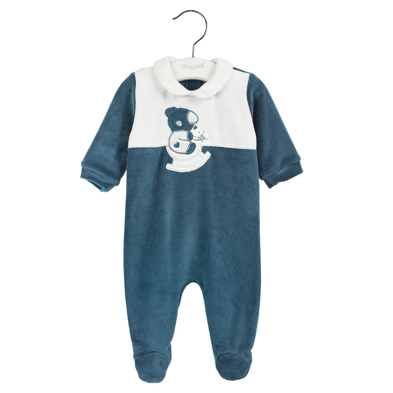 Coccodè - Tutina Neonato Blu Avio con Dondolo - Klotheds