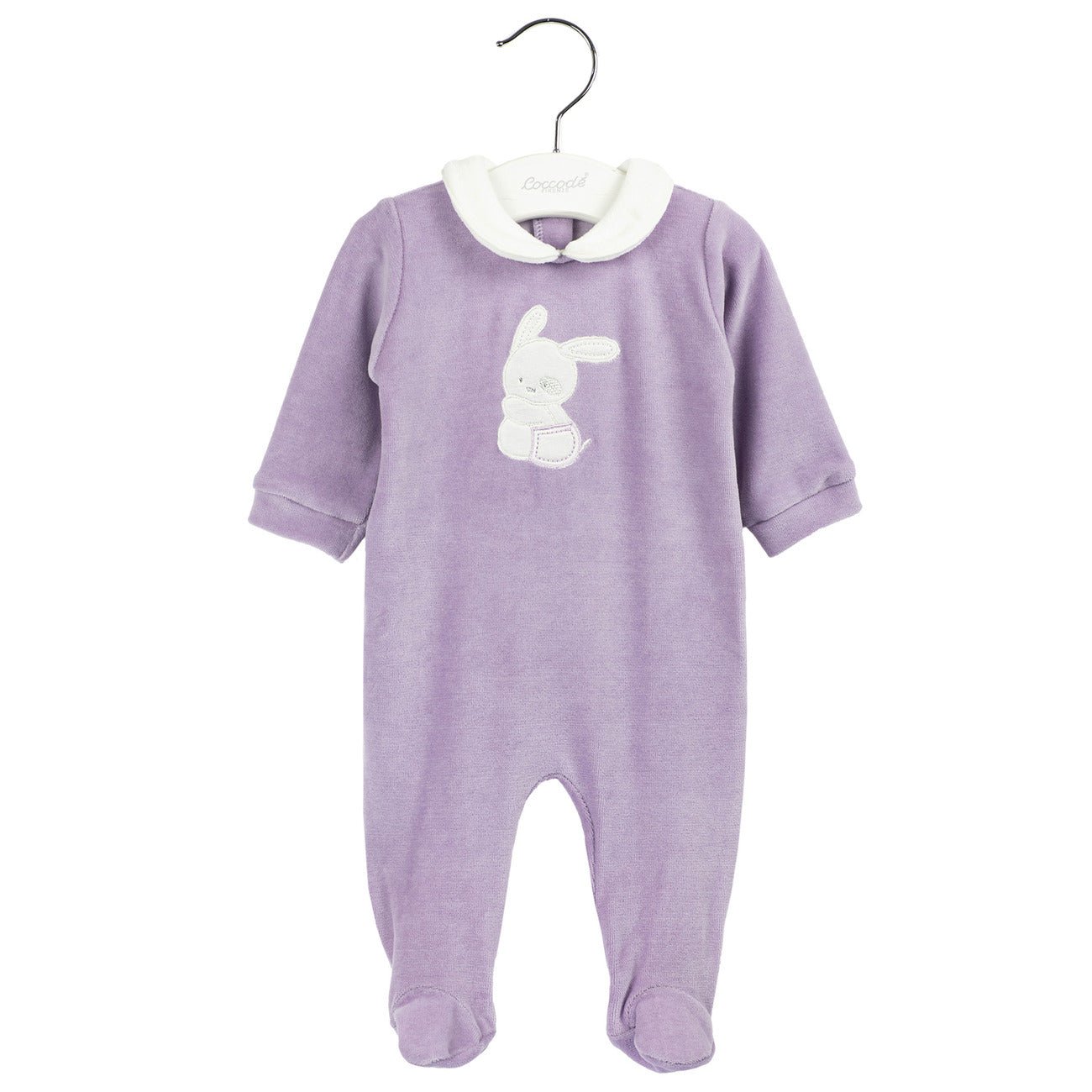 Coccodè - Tutina Neonato in Ciniglia Glicine - Klotheds