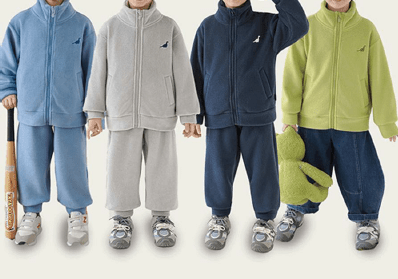 Completo Invernale Bambino – Giacca in Pile con Ricamo Dinosauro e Pantaloni Caldi Coordinati - Klotheds