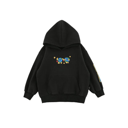 Felpa con cappuccio in cotone per bambino – grigia, azzurra o nera - Klotheds