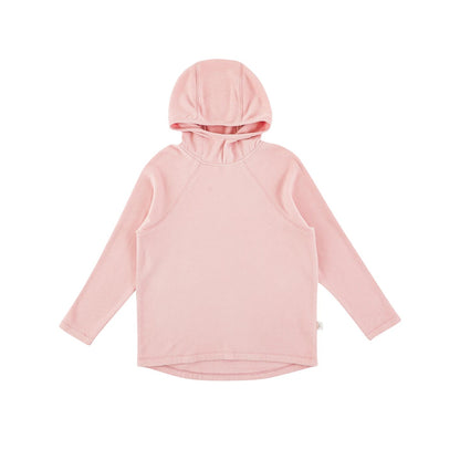 Felpa Invernale da Ragazza a Collo Alto con Cappuccio – Rosa, Beige o Verde - Klotheds