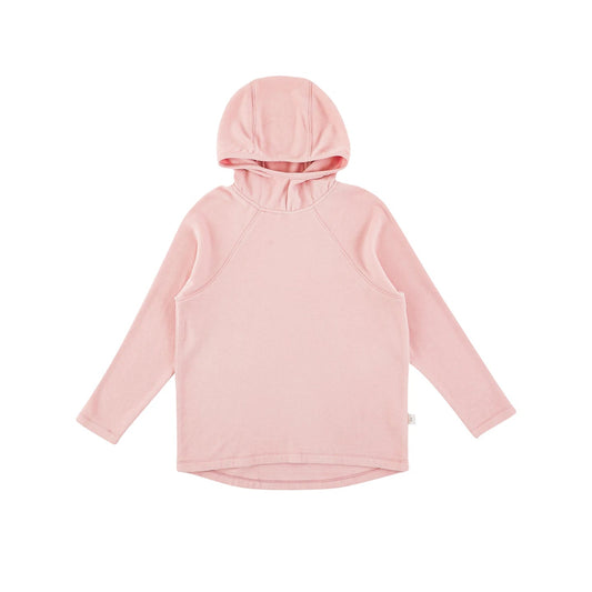 Felpa Invernale da Ragazza a Collo Alto con Cappuccio – Rosa, Beige o Verde - Klotheds