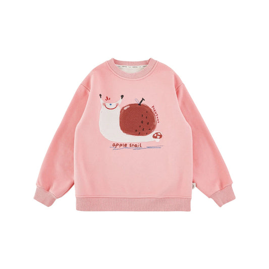 Felpa Invernale da Ragazza in Pile Morbido a Girocollo – Cachi, Rosa, Blu o Beige - 2x - 26% - Klotheds