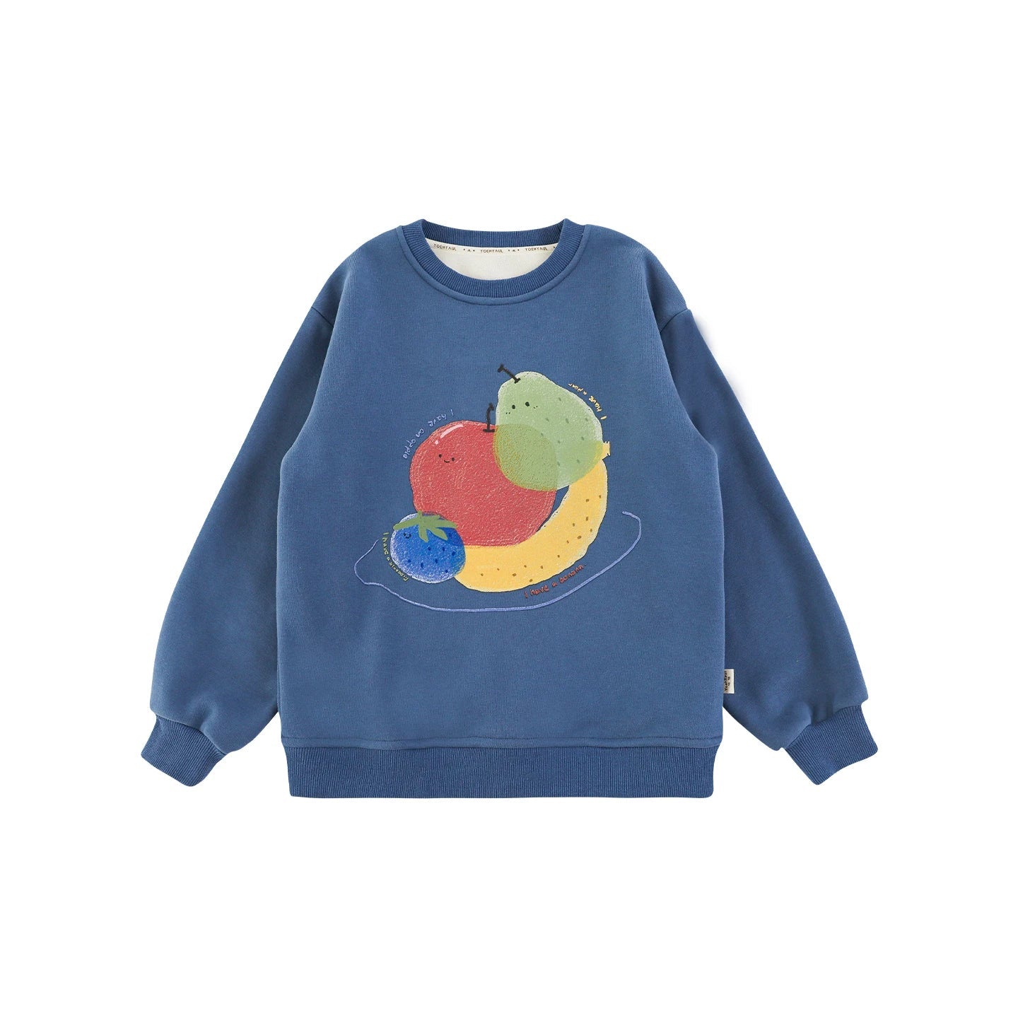 Felpa Invernale da Ragazza in Pile Morbido a Girocollo – Cachi, Rosa, Blu o Beige - 2x - 26% - Klotheds