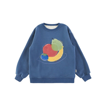 Felpa Invernale da Ragazza in Pile Morbido a Girocollo – Cachi, Rosa, Blu o Beige - 2x - 26% - Klotheds