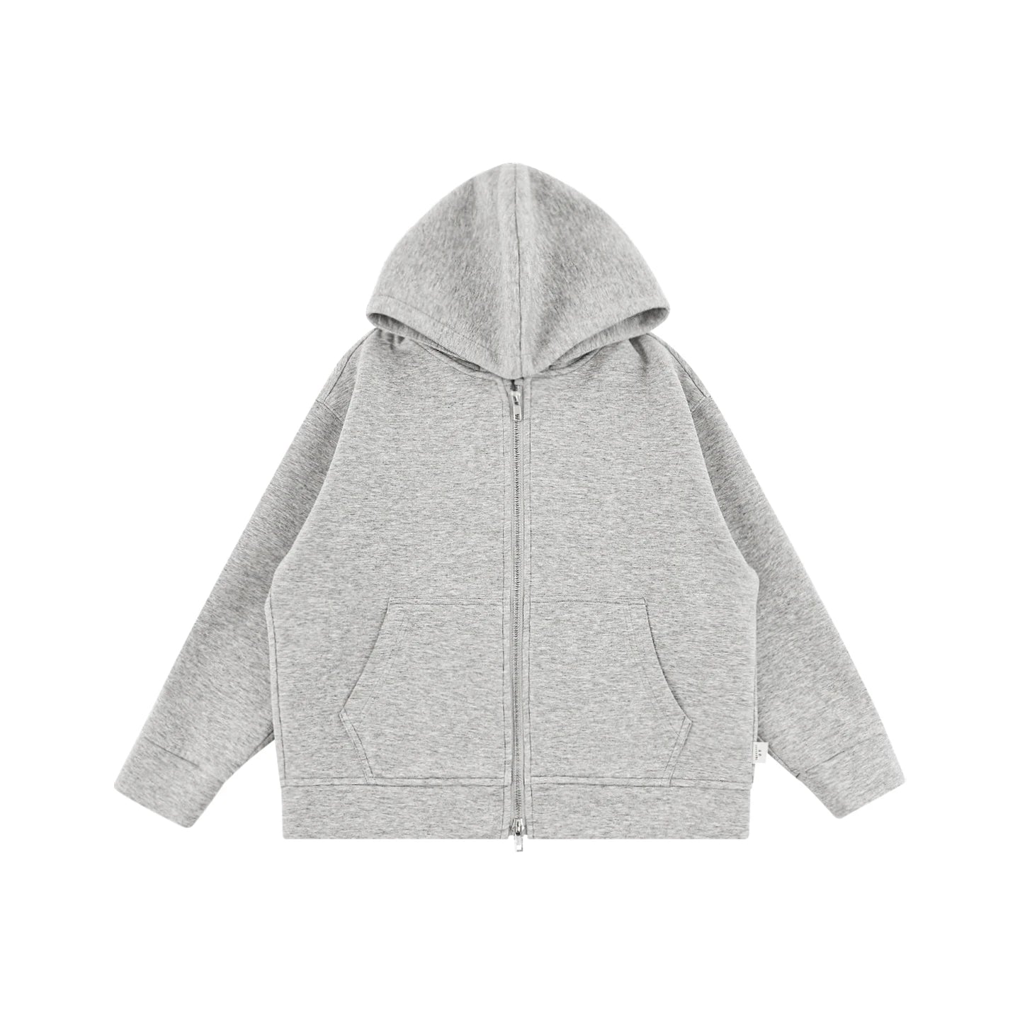 Giacca felpa antivento con cerniera per bambini – rosa, grigia o nera - Klotheds