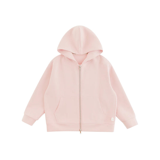 Giacca felpa antivento con cerniera per bambini – rosa, grigia o nera - Klotheds