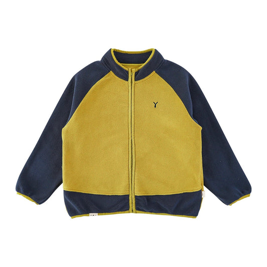 Giacca Invernale da Bambina in Pile Patchwork Caldo e Morbido – Giallo, Rosa o Viola - Klotheds