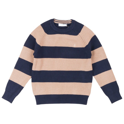 Jeckerson - Maglia a Coste Junior Blu Cammello - Klotheds