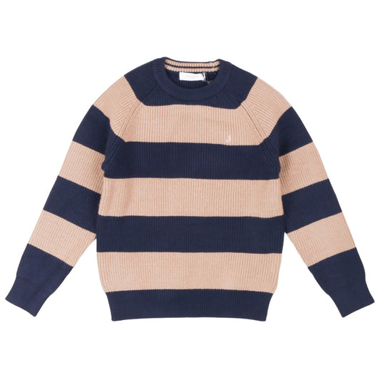 Jeckerson - Maglia a Coste Junior Blu Cammello - Klotheds