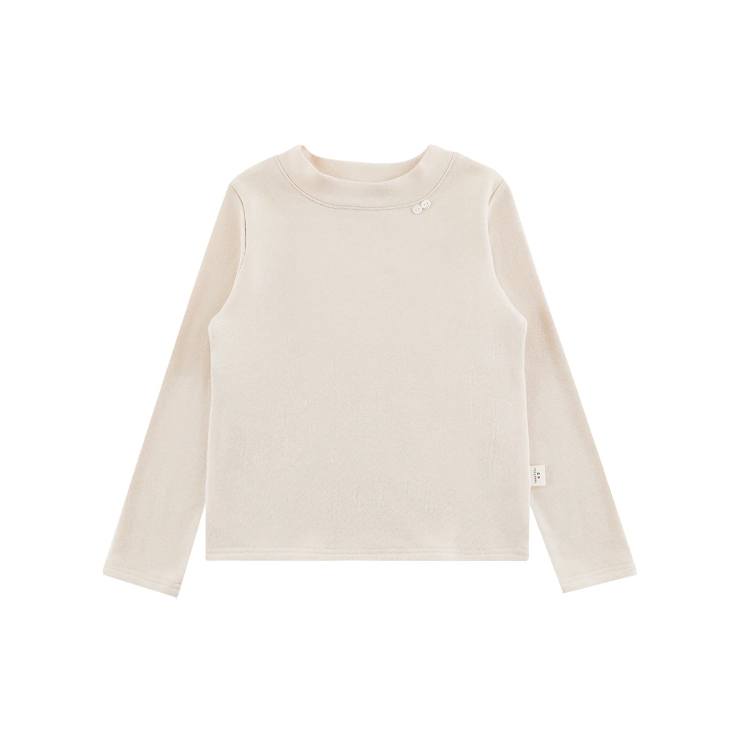 Maglia a maniche lunghe tinta unita per bambina – stile casual autunnale - Klotheds