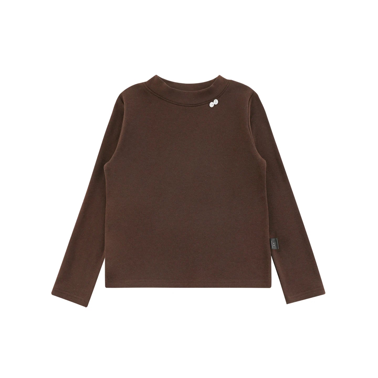 Maglia a maniche lunghe tinta unita per bambina – stile casual autunnale - Klotheds