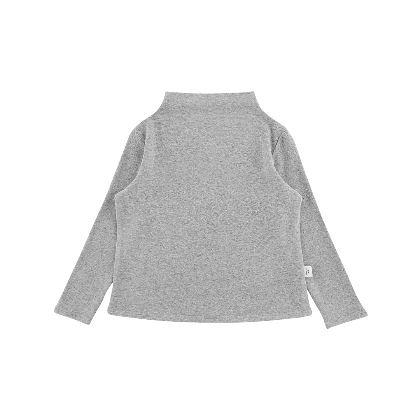 Maglia Invernale da Bambina a Maniche Lunghe con Collo Alto Anti - Pilling – Grigio, Rosa, Beige, Marrone o Rosso - 2x - 26% - Klotheds
