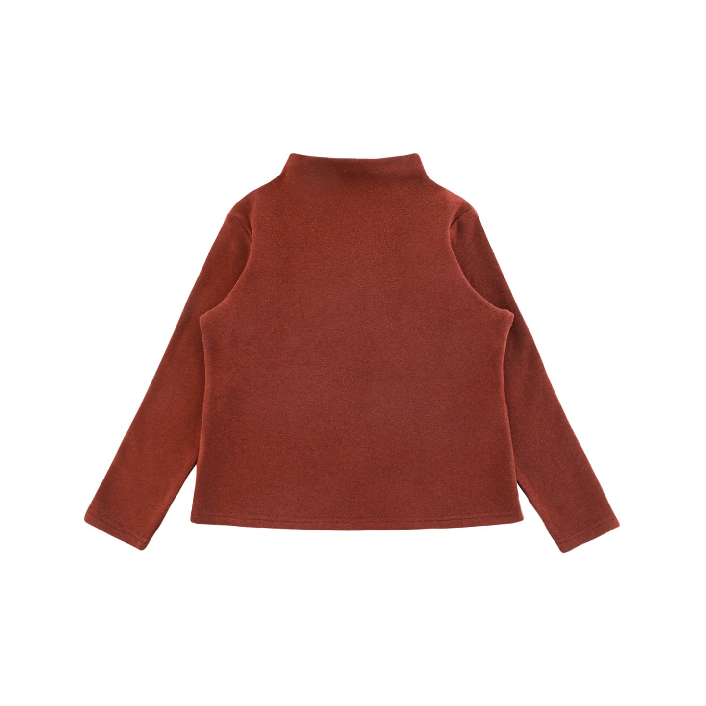 Maglia Invernale da Bambina a Maniche Lunghe con Collo Alto Anti - Pilling – Grigio, Rosa, Beige, Marrone o Rosso - 2x - 26% - Klotheds