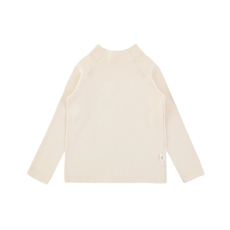 Maglia Invernale da Bambino a Collo Alto in Cotone Morbido – Beige, Cachi o Grigio - 2x - 26% - Klotheds