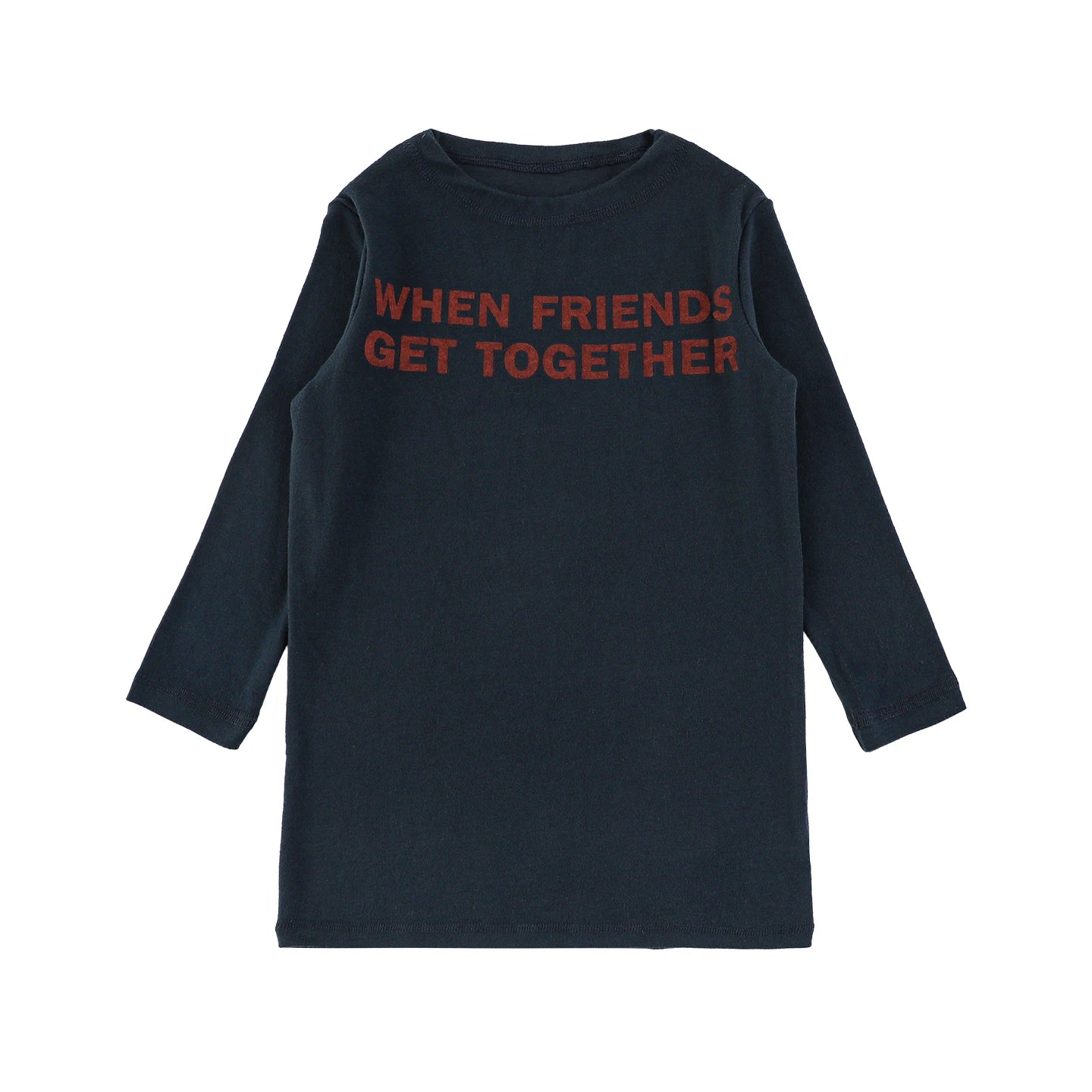 Maglia Invernale Lunga da Bambina in Maglia Spessa – Colore Blu - Klotheds