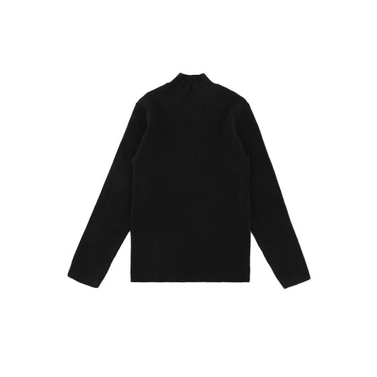 Maglione Invernale da Ragazzo a Collo Alto Slim Fit – Nero, Grigio o Beige - 2x - 26% - Klotheds