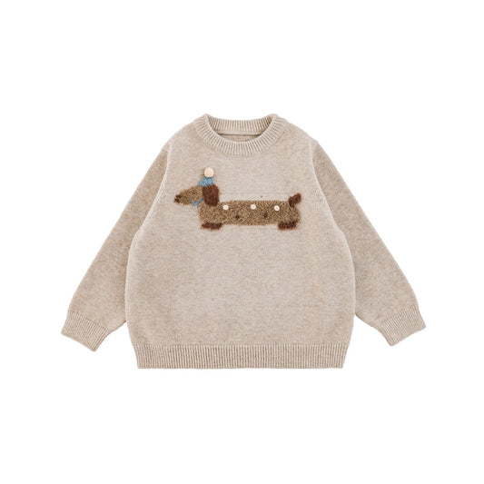 Maglione Invernale da Unisex in Maglia Jacquard con Motivo Animali – Grigio, Cachi, Grigio Scuro, Marrone, Nero o Grigio Chiaro - 2x - 26% - Klotheds